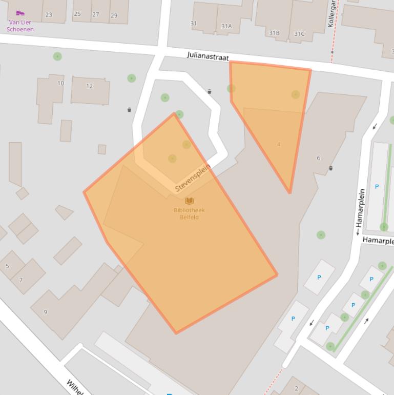 Kaart van postcodegebied 5951DV.