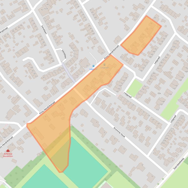 Kaart van postcodegebied 5951ER.