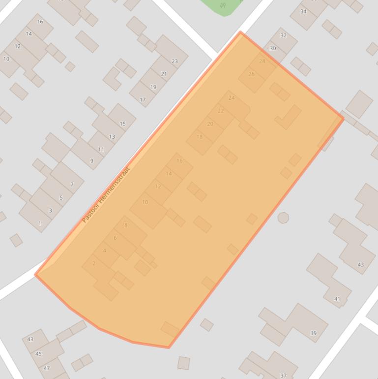 Kaart van postcodegebied 5951GB.