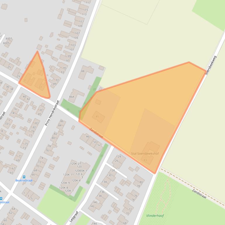 Kaart van postcodegebied 5951GH.