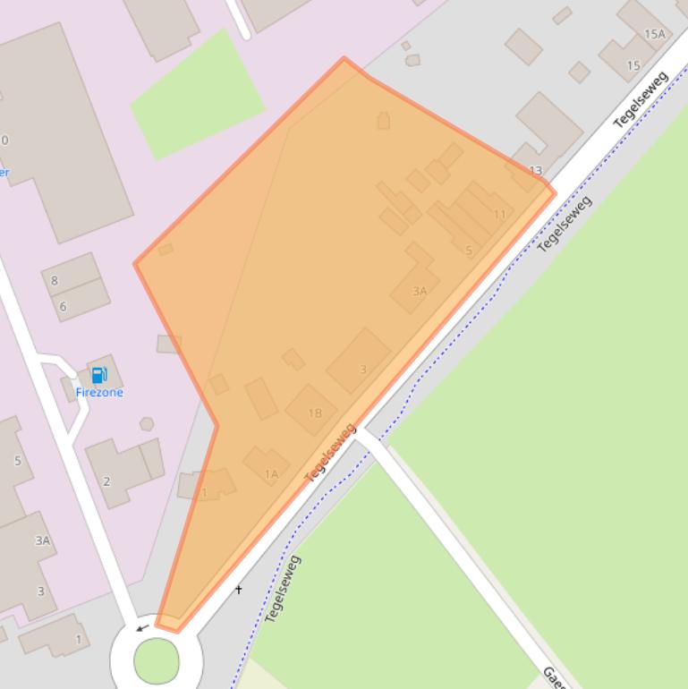 Kaart van postcodegebied 5951GK.