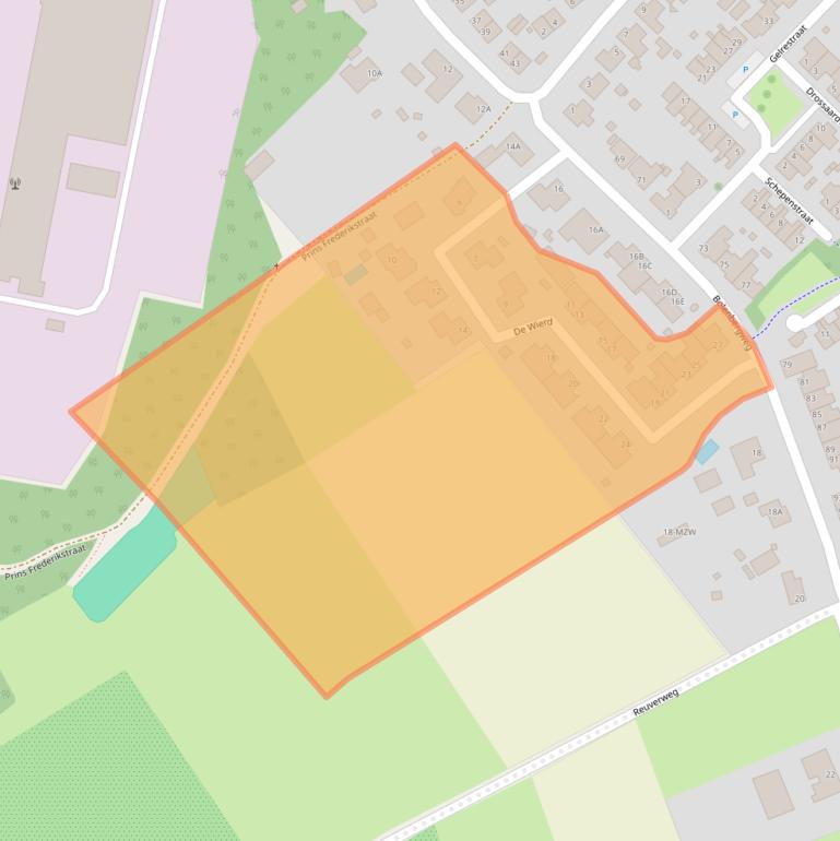 Kaart van postcodegebied 5951JL.