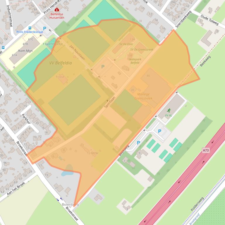 Kaart van postcodegebied 5951NJ.