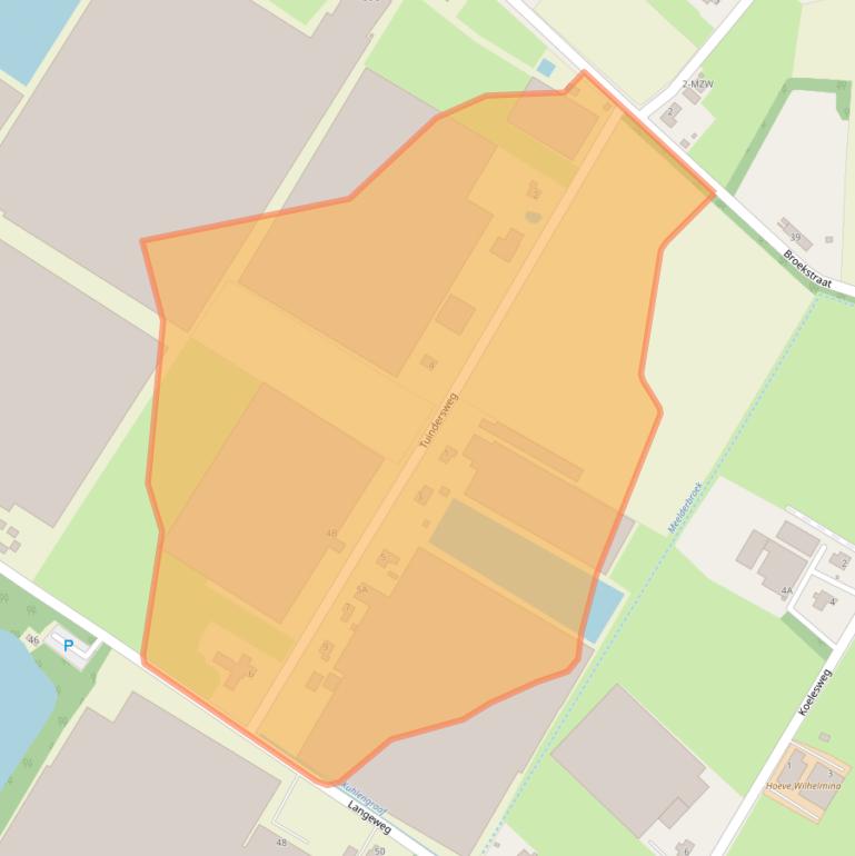 Kaart van postcodegebied 5951NN.