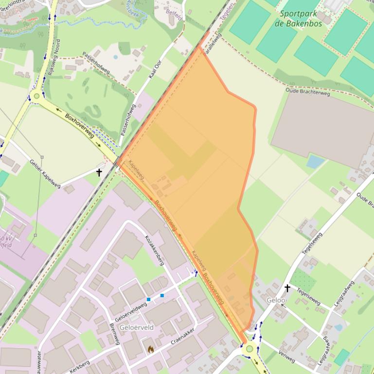 Kaart van postcodegebied 5951PD.