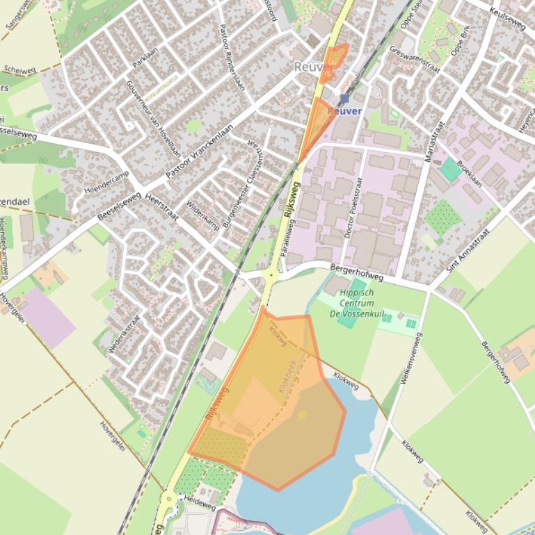 Kaart van postcodegebied 5953AE.