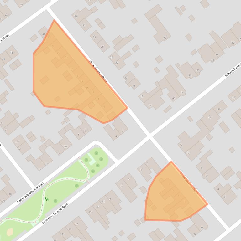 Kaart van postcodegebied 5953EA.