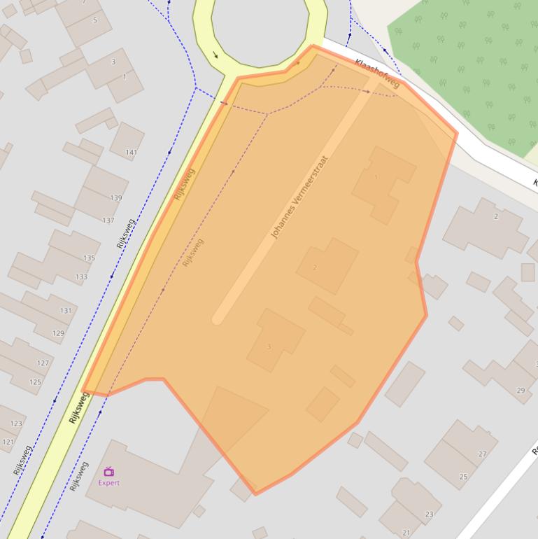 Kaart van postcodegebied 5953JJ.