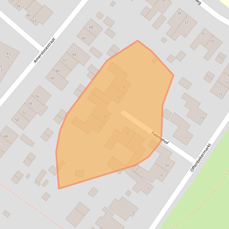 Kaart van postcodegebied 5953JT.