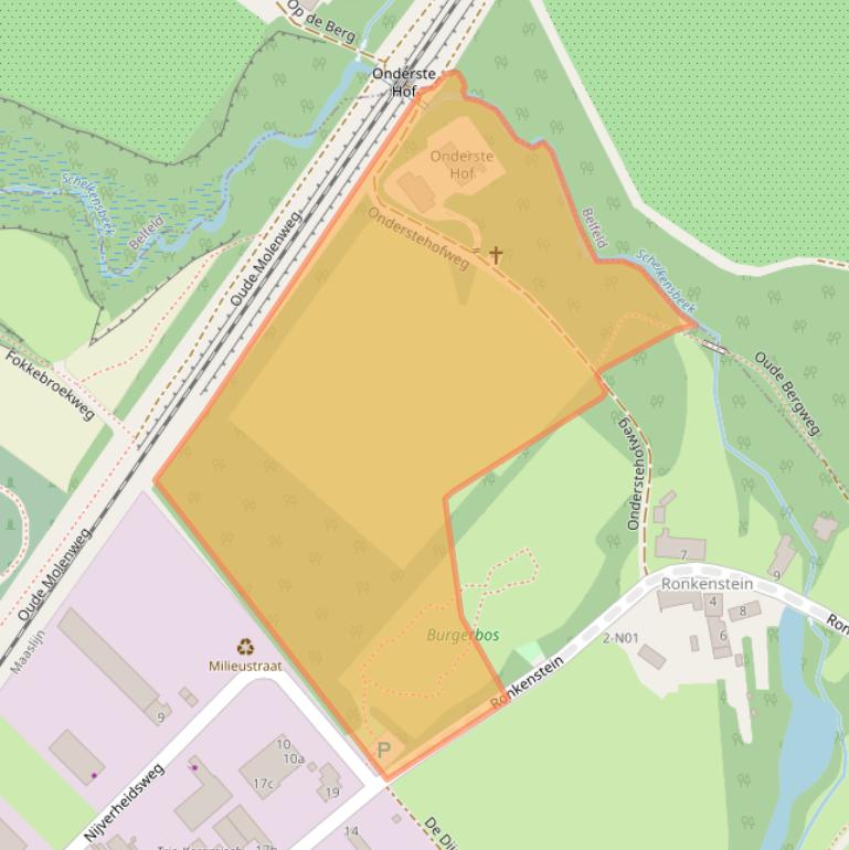 Kaart van postcodegebied 5953JX.