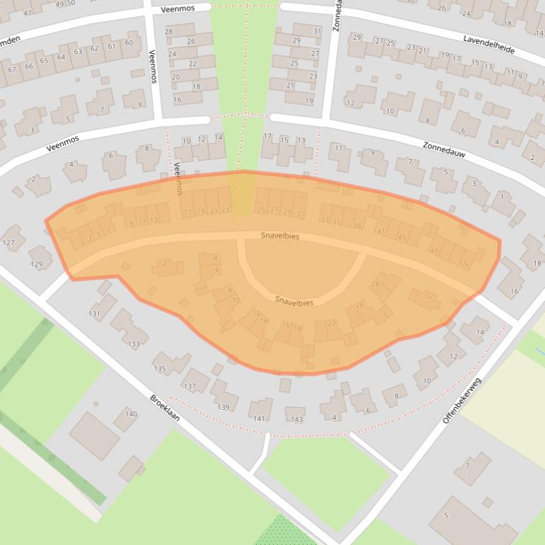 Kaart van postcodegebied 5953MR.