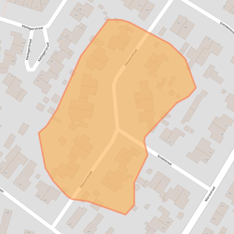 Kaart van postcodegebied 5953NS.