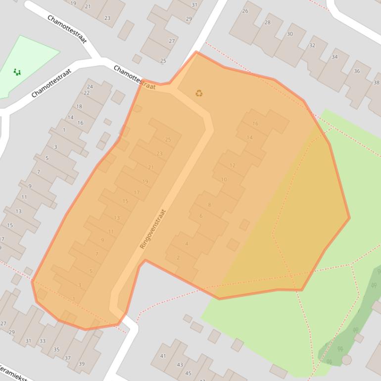Kaart van postcodegebied 5953RR.