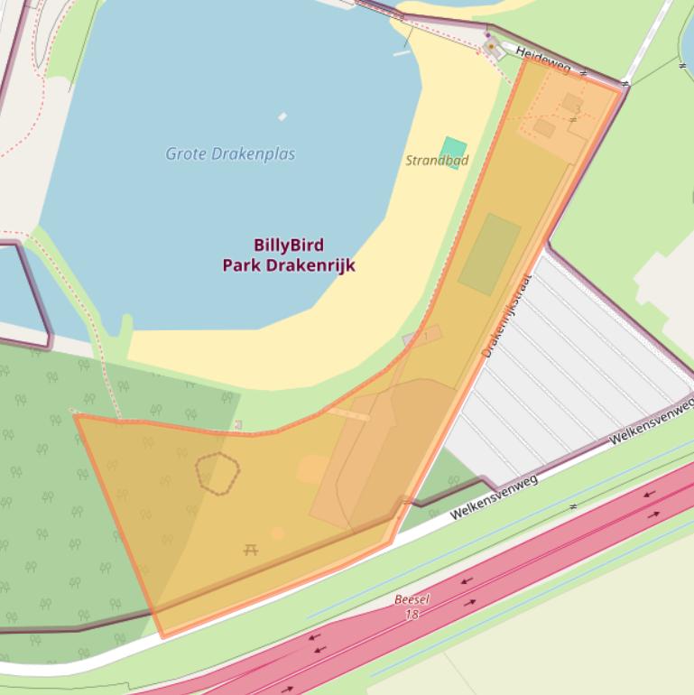 Kaart van postcodegebied 5953TR.