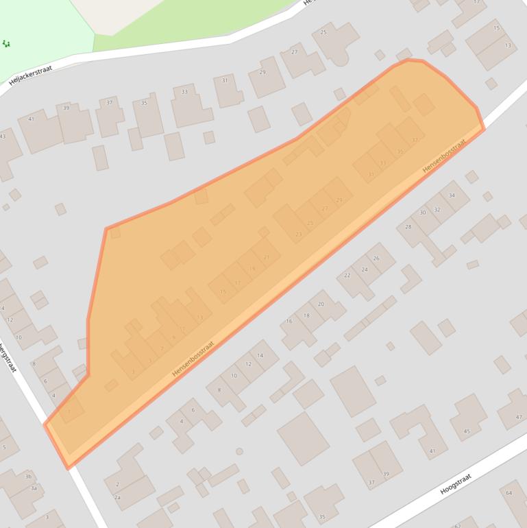 Kaart van postcodegebied 5954AH.