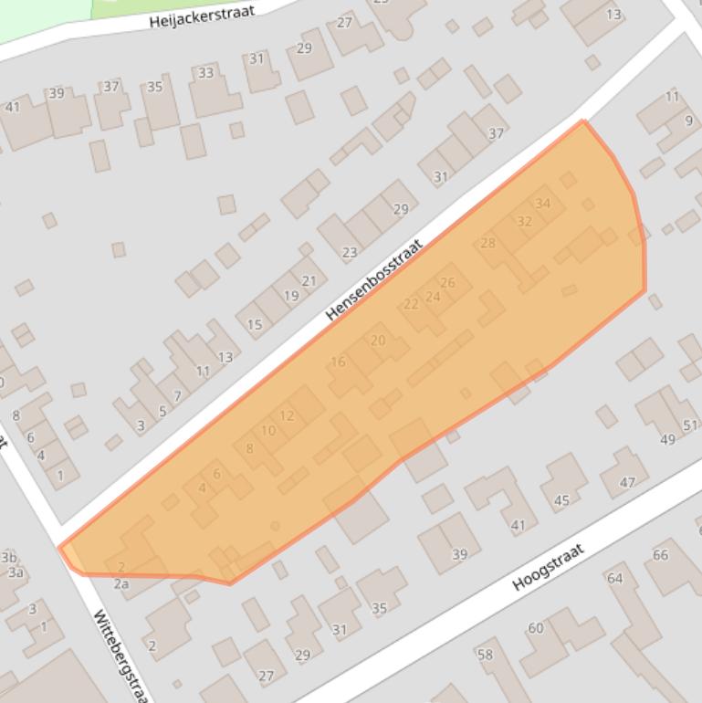 Kaart van postcodegebied 5954AJ.