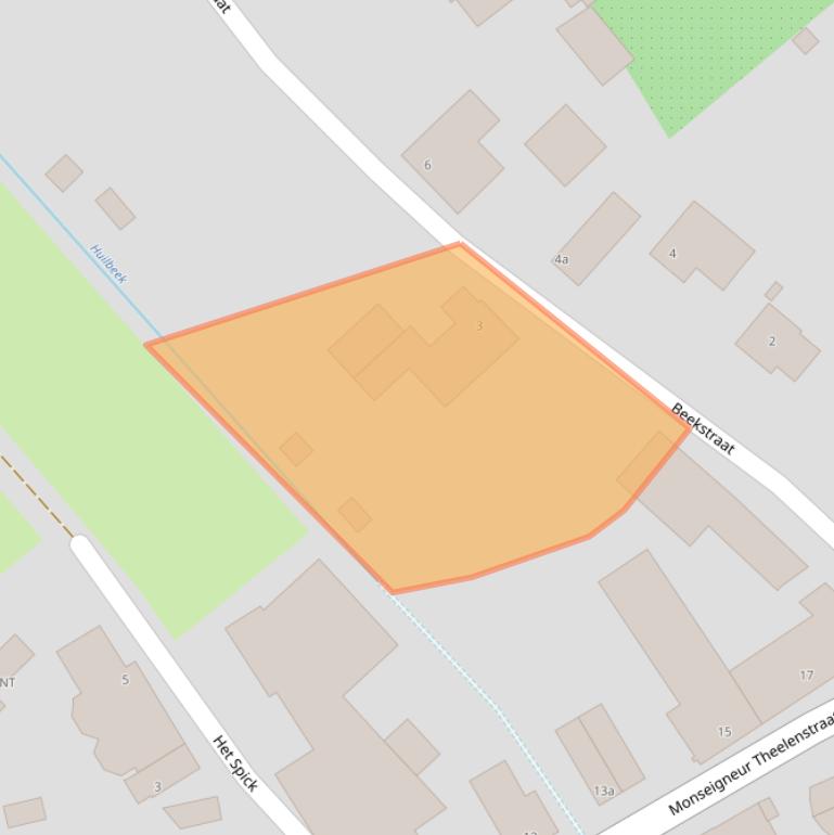 Kaart van postcodegebied 5954AV.