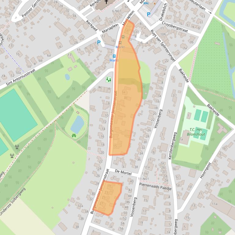 Kaart van postcodegebied 5954BN.