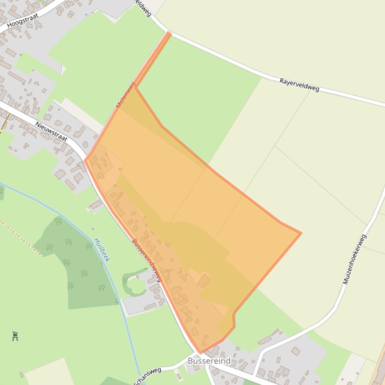 Kaart van postcodegebied 5954CE.