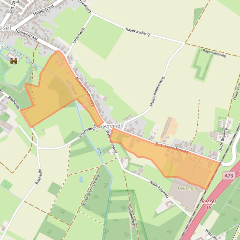 Kaart van postcodegebied 5954CH.