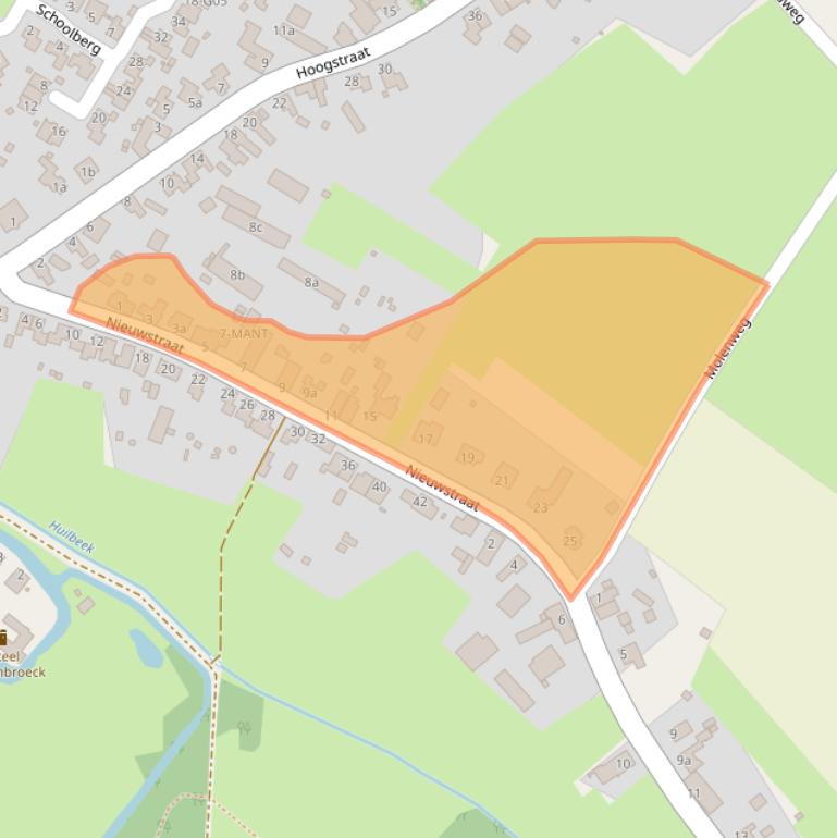 Kaart van postcodegebied 5954CJ.