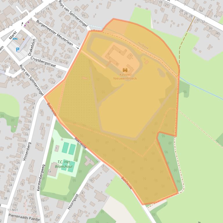 Kaart van postcodegebied 5954CL.