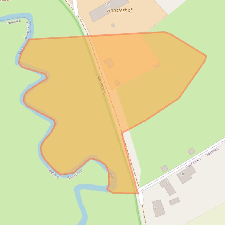 Kaart van postcodegebied 5954CW.