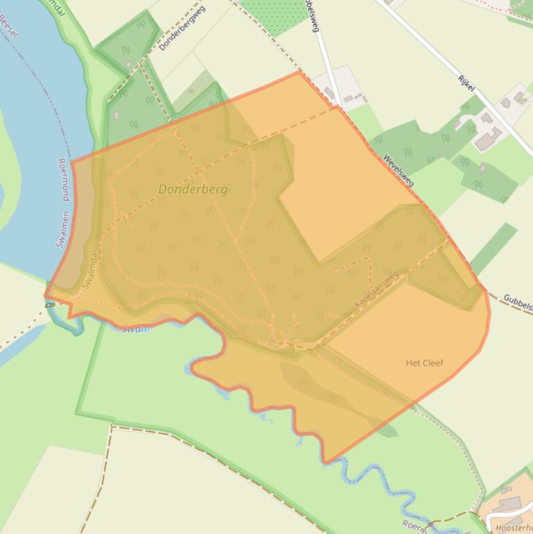 Kaart van postcodegebied 5954NP.