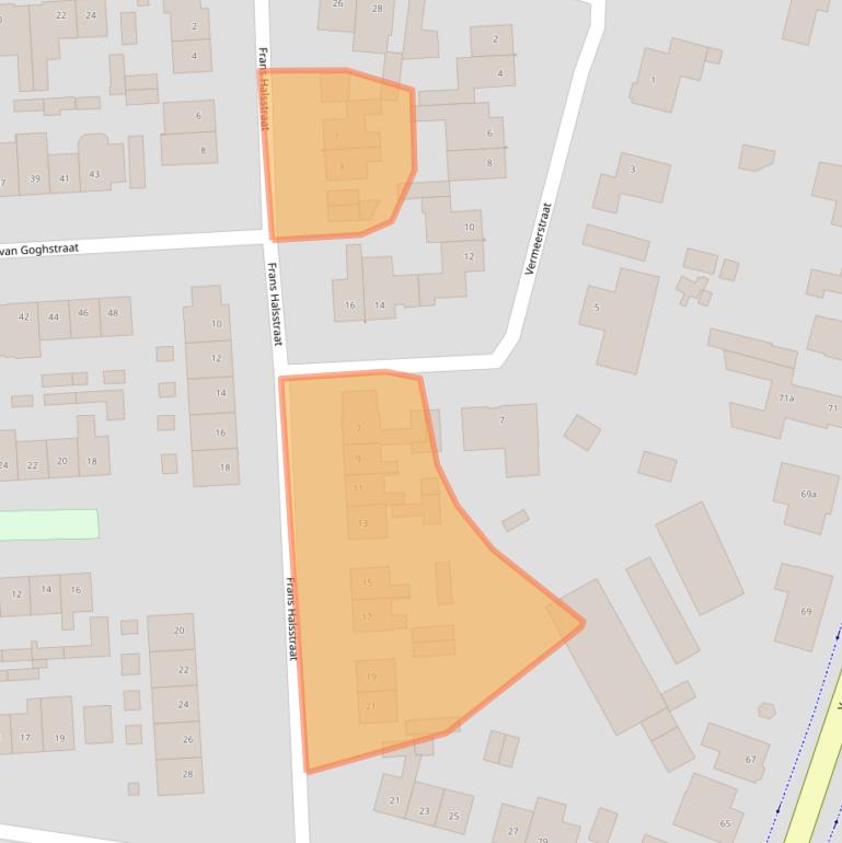 Kaart van postcodegebied 5961AS.