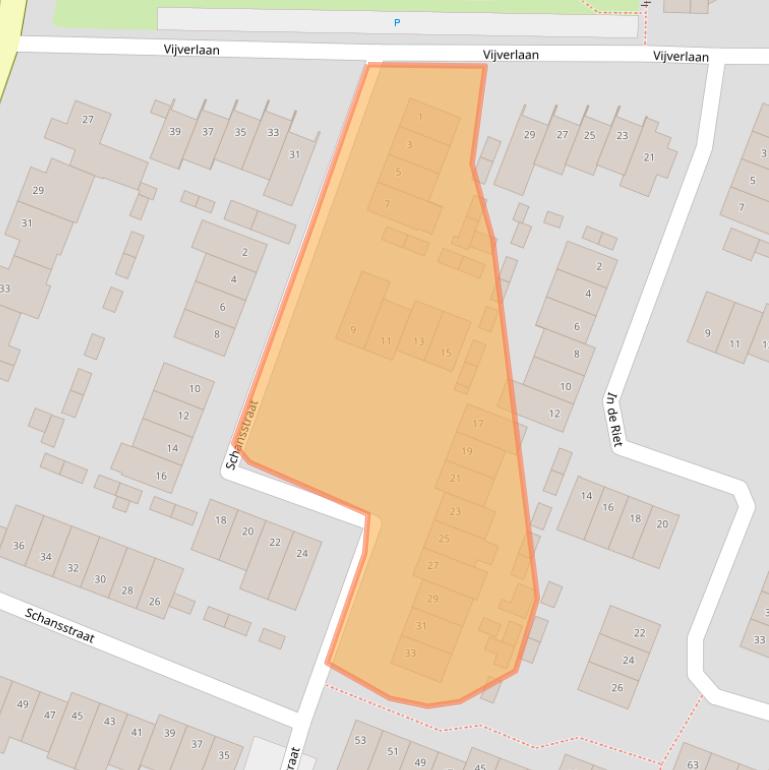 Kaart van postcodegebied 5961DA.