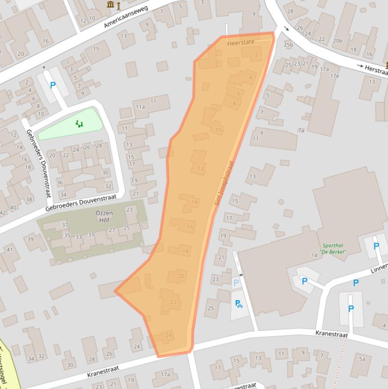 Kaart van postcodegebied 5961GM.