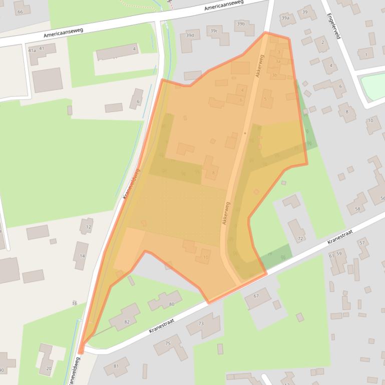 Kaart van postcodegebied 5961GV.