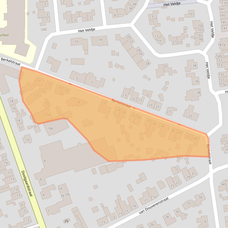 Kaart van postcodegebied 5961JL.