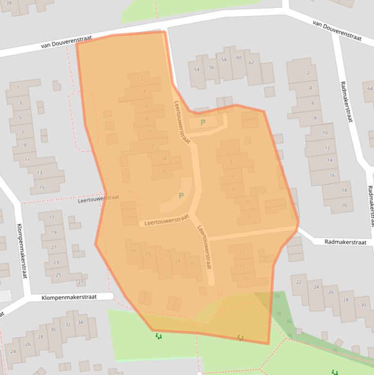 Kaart van postcodegebied 5961KG.