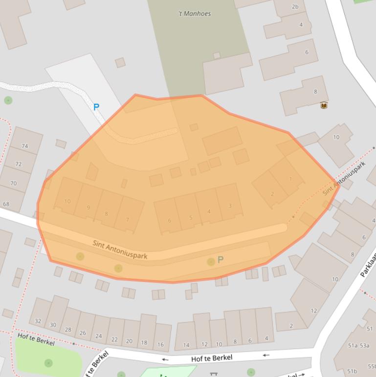 Kaart van postcodegebied 5961KP.
