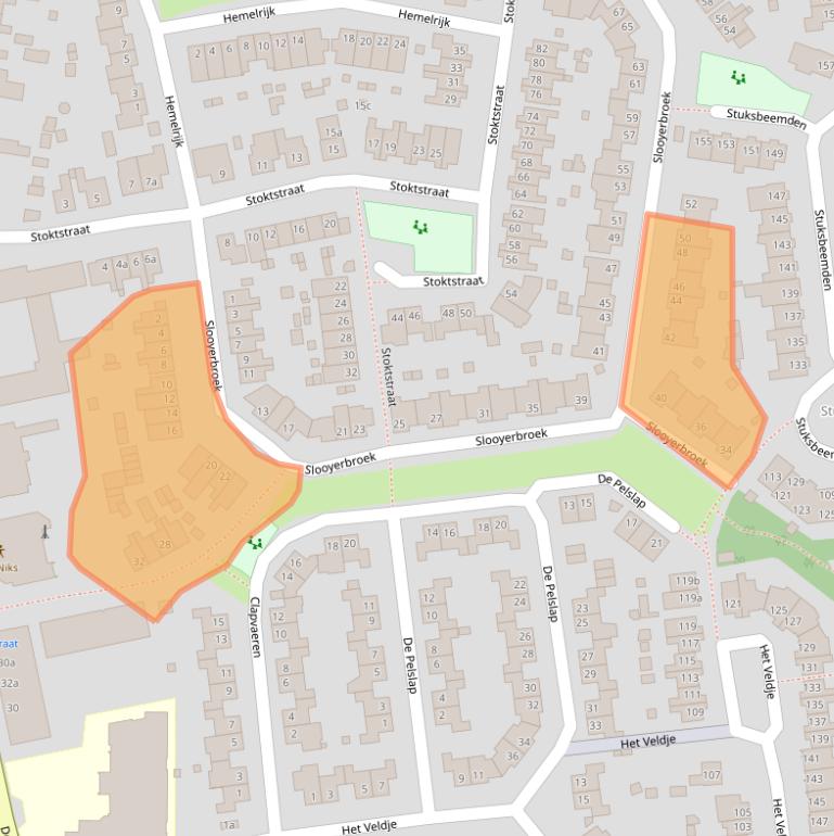 Kaart van postcodegebied 5961LV.