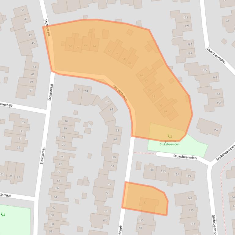 Kaart van postcodegebied 5961LW.