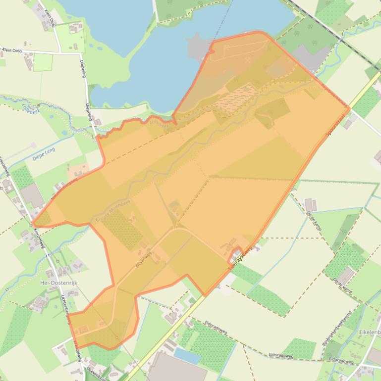 Kaart van postcodegebied 5961MA.