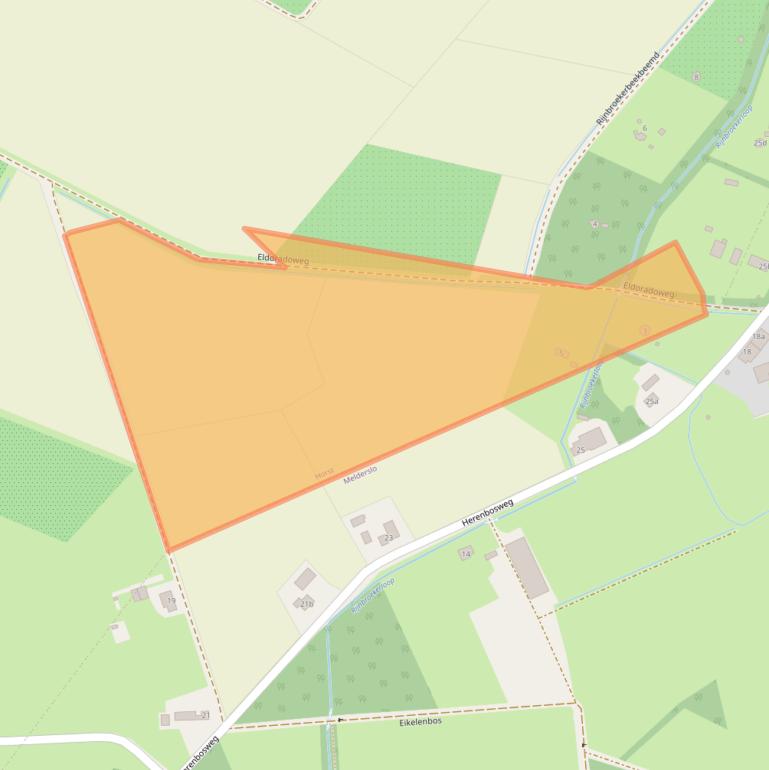 Kaart van postcodegebied 5961NA.