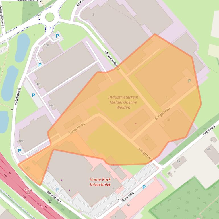 Kaart van postcodegebied 5961NG.