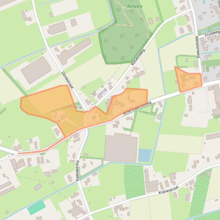 Kaart van postcodegebied 5961PD.