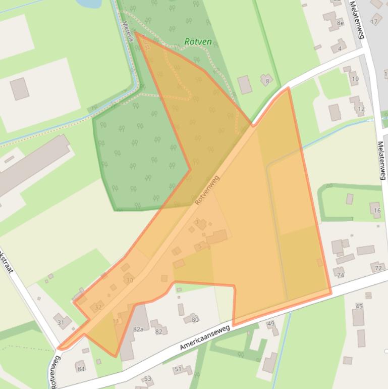 Kaart van postcodegebied 5961PE.