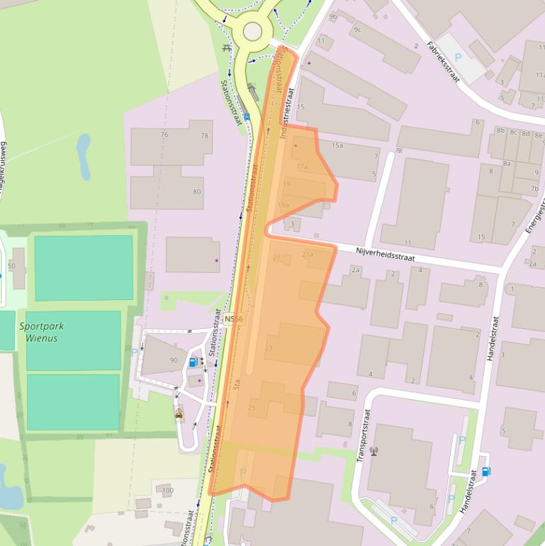 Kaart van postcodegebied 5961PH.