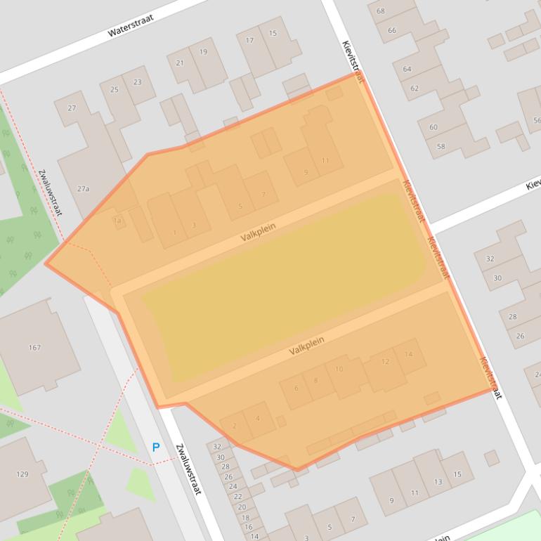 Kaart van postcodegebied 5961VK.