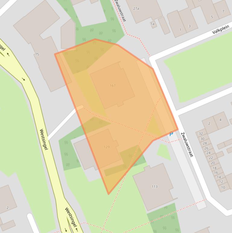 Kaart van postcodegebied 5961VV.
