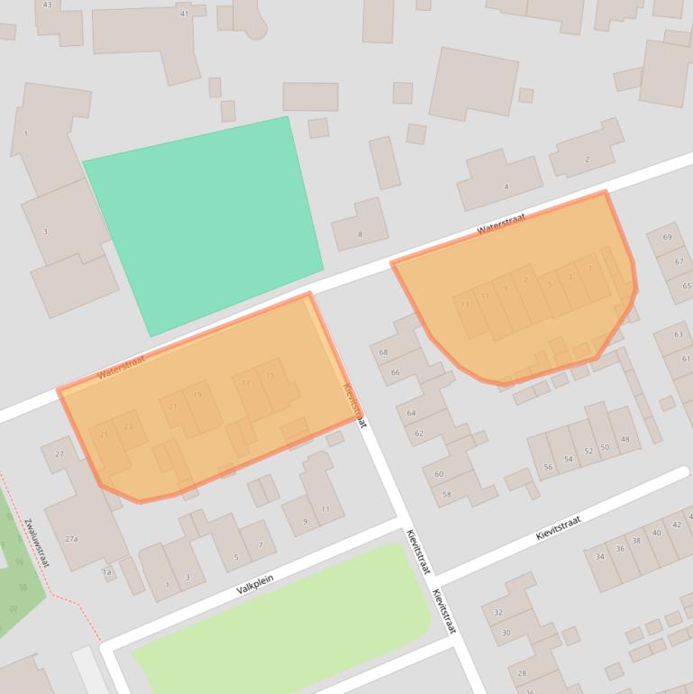 Kaart van postcodegebied 5961XG.