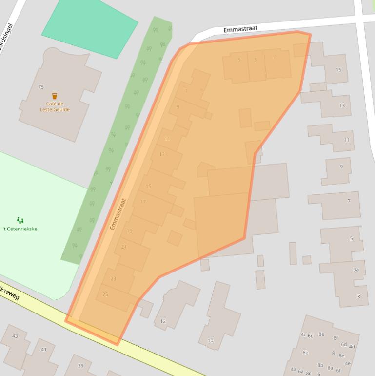 Kaart van postcodegebied 5961XT.