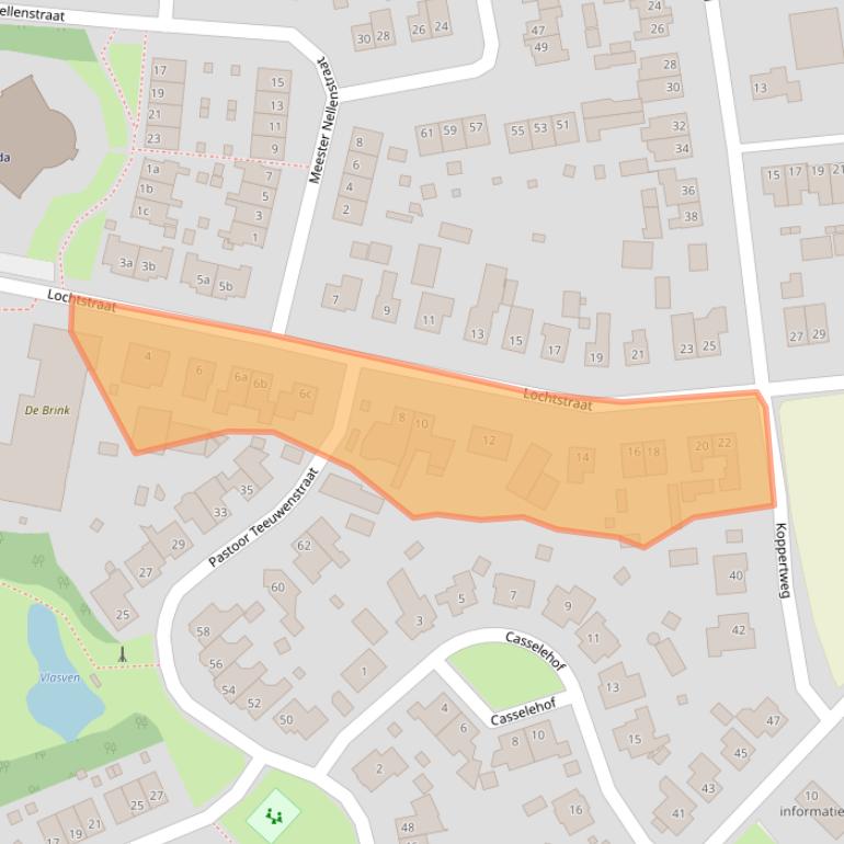 Kaart van postcodegebied 5962AK.