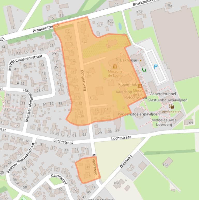Kaart van postcodegebied 5962AL.