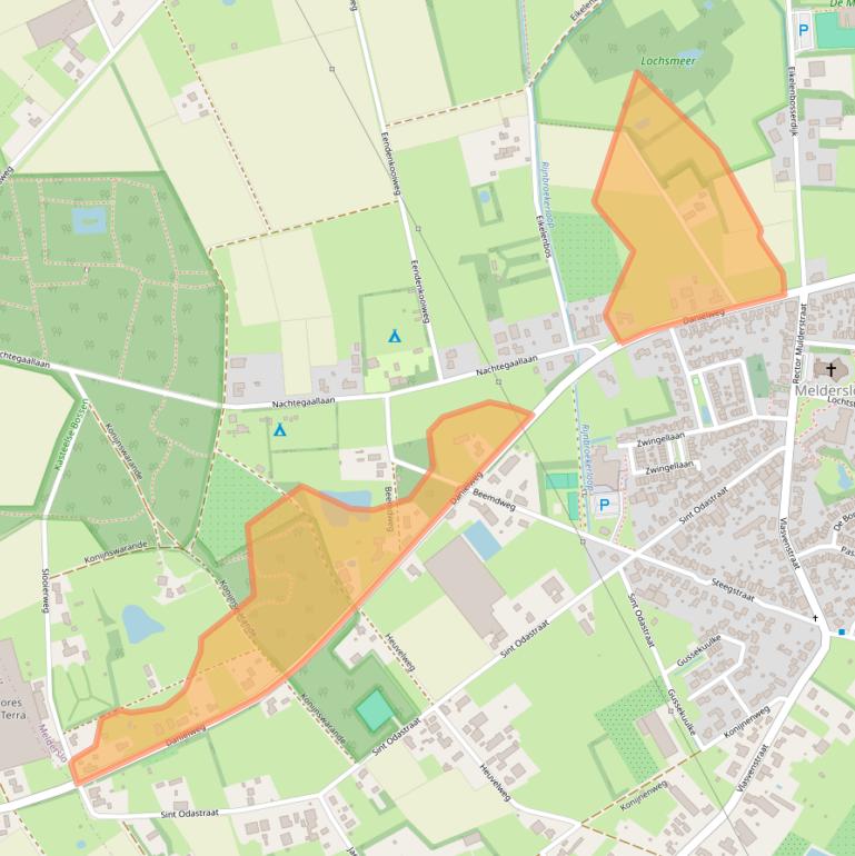 Kaart van postcodegebied 5962AS.